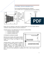 Descrierea Proiectului SISTEME de COORDONATE