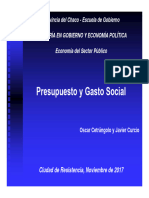 Chaco 2017 Presupuesto y Gasto Social