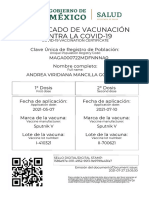 Comprovante de Vacunacion PDF