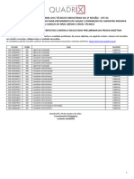 CRT-01 Processo Seletivo 2021 Resultado Recursos Prova Objetiva