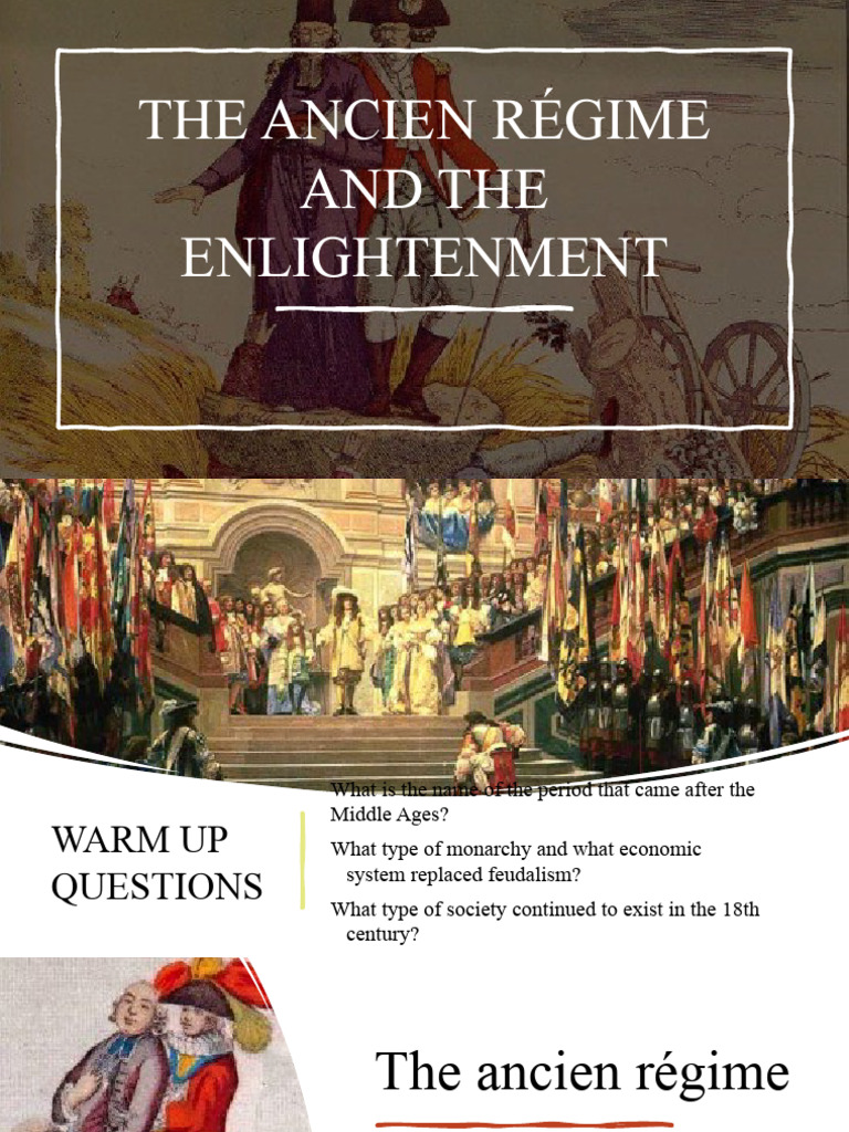 The Ancien Régime and The Enlightenment | PDF | Age Of Enlightenment