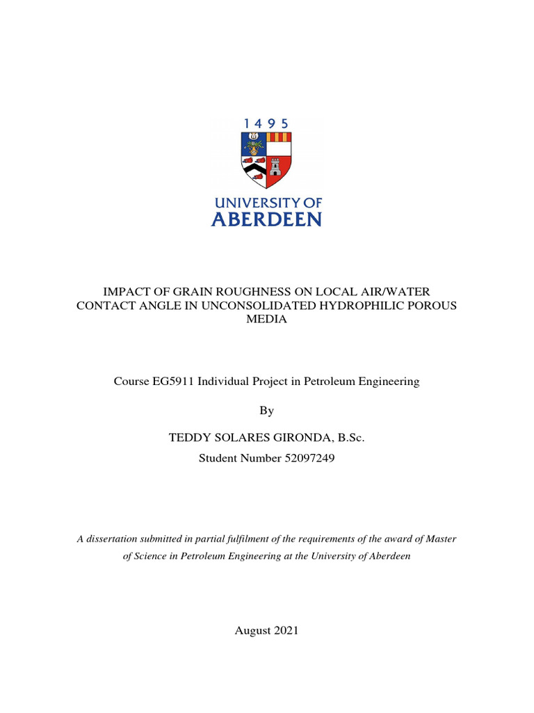 Petroleum engineering sample dissertation pdf wetting atomic
