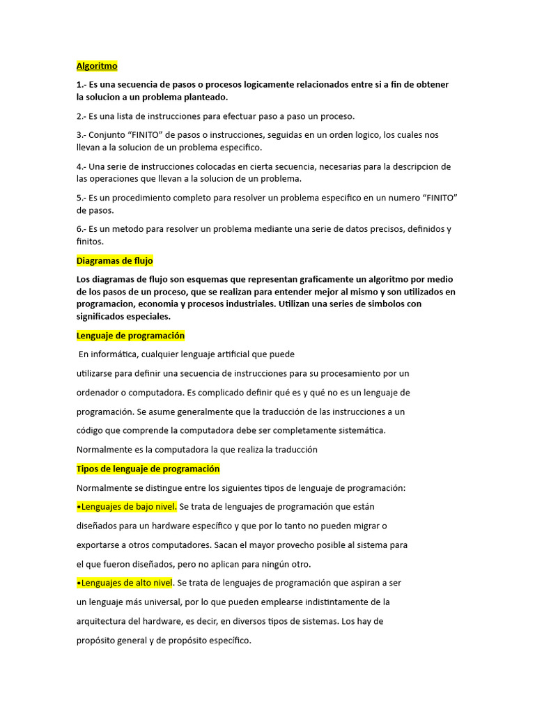Apuntes Prog. Web | PDF | Lenguaje de programación | Programación de ...