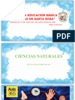 Ciencias Naturales Jueves 12 de Octubre