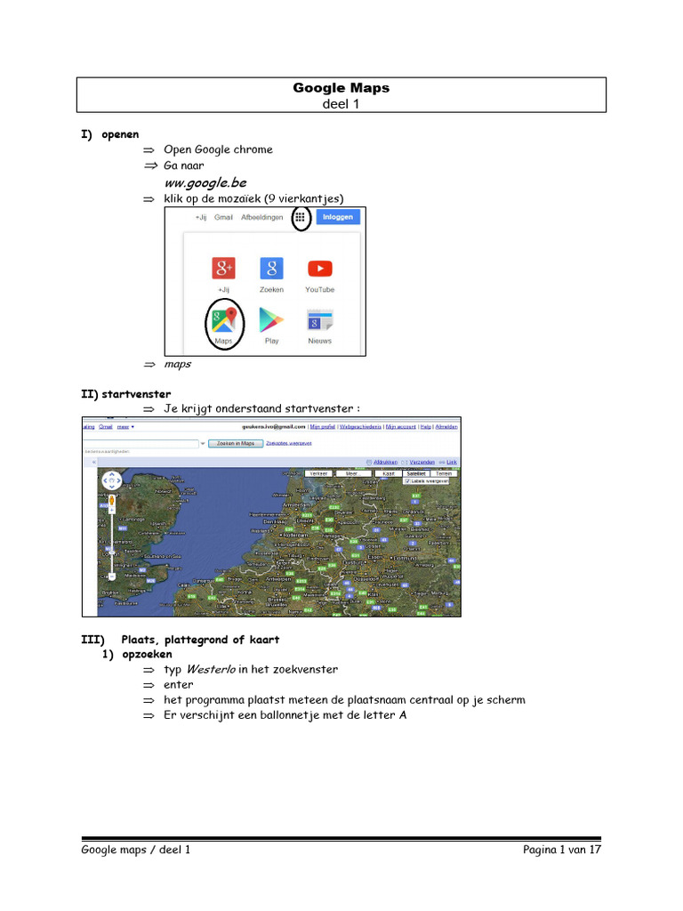 Google Maps 1 Pdf