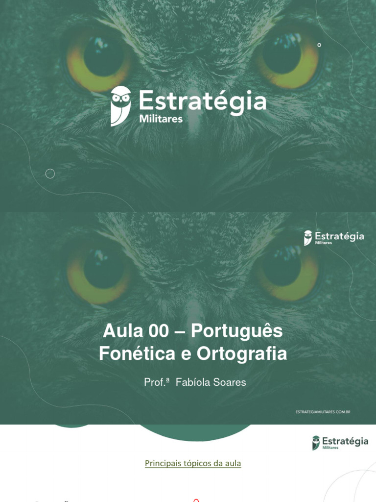 Aula 00 - Emprego Das Letras e Acentuação - Prof Fabíola Soares - NOTAS ...