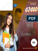 Álgebra 1 Productos Notables