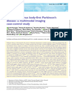 Brain-First Versus Body-First Parkinson's Disease: A Multimodal Imaging Case-Control Study