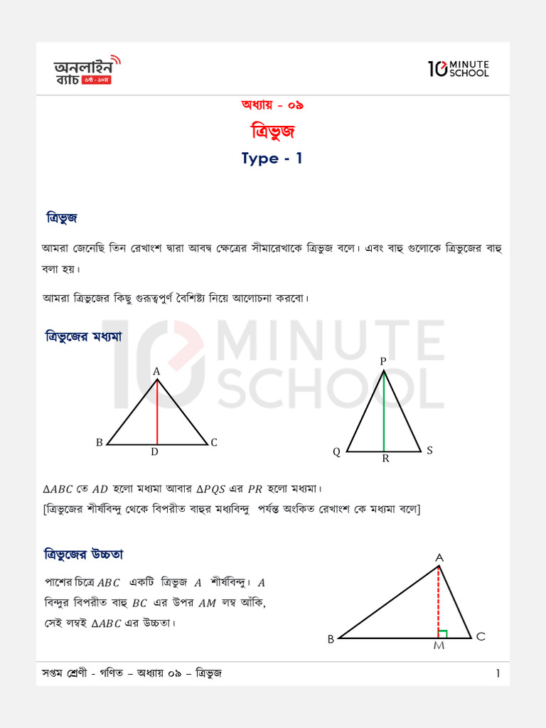 Class 7 - Math - Chapter 9 | PDF