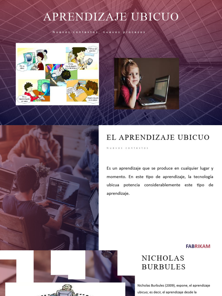 Aprendizaje Ubicuo y Tecnología | PDF | Tecnologia Educacional ...