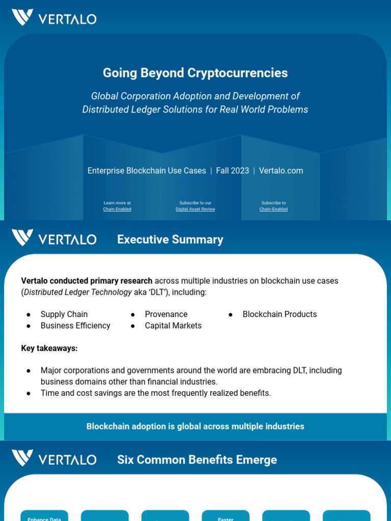 Blockchain Use Cases, Fall 2023 | PDF