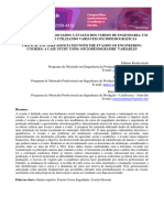 Fatores Críticos Associados À Evasão Dos Cursos de Engenharia Um Estudo de Caso Utilizando Variáveis Sóciodemográficas