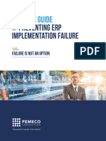 Cio Guide to Preventing ERP Implementation Failure Guide v2
