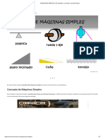 MÁQUINAS SIMPLES - 25 Ejemplos, Concepto, Características