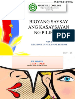 Halaga NG Kasaysayan NG Pilipinas