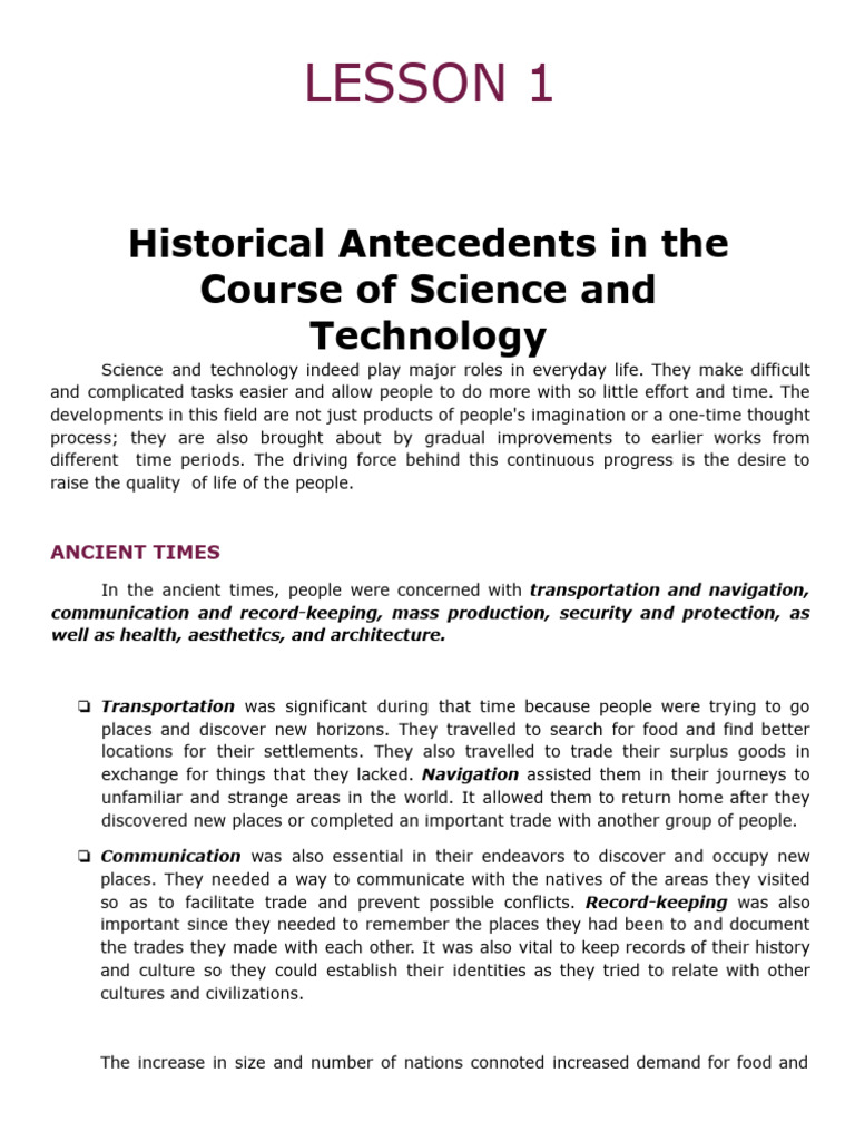 Ancient Civilizations and Their Innovations | PDF | Social Science | Travel