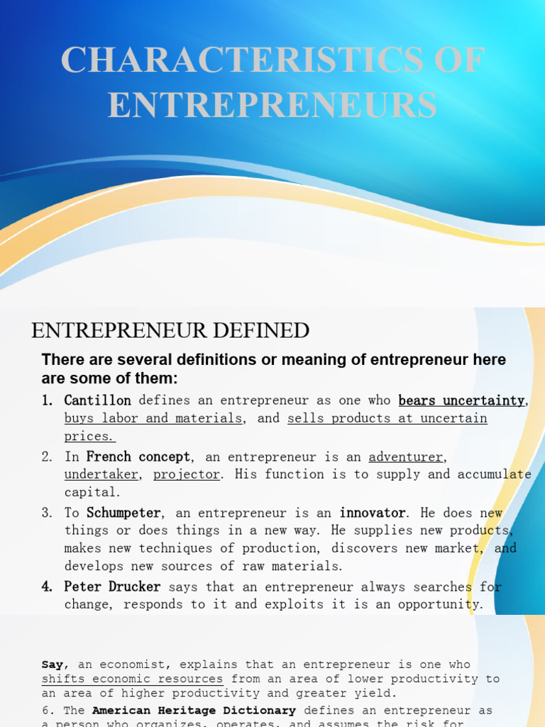 Key Traits of Successful Entrepreneurs | PDF | Entrepreneurship | Economies