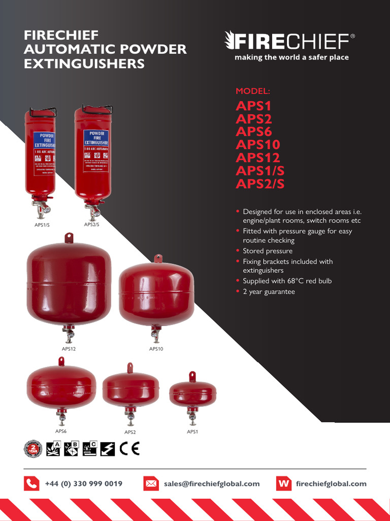 Battery Room Fire Suppresion System Product Sheet PDF