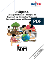 Filipino6 - q1 - Mod15 - Pagsulat NG Kuwento Talatang Nagpapaliwanag at Nagsasalaysay - FINAL08032020