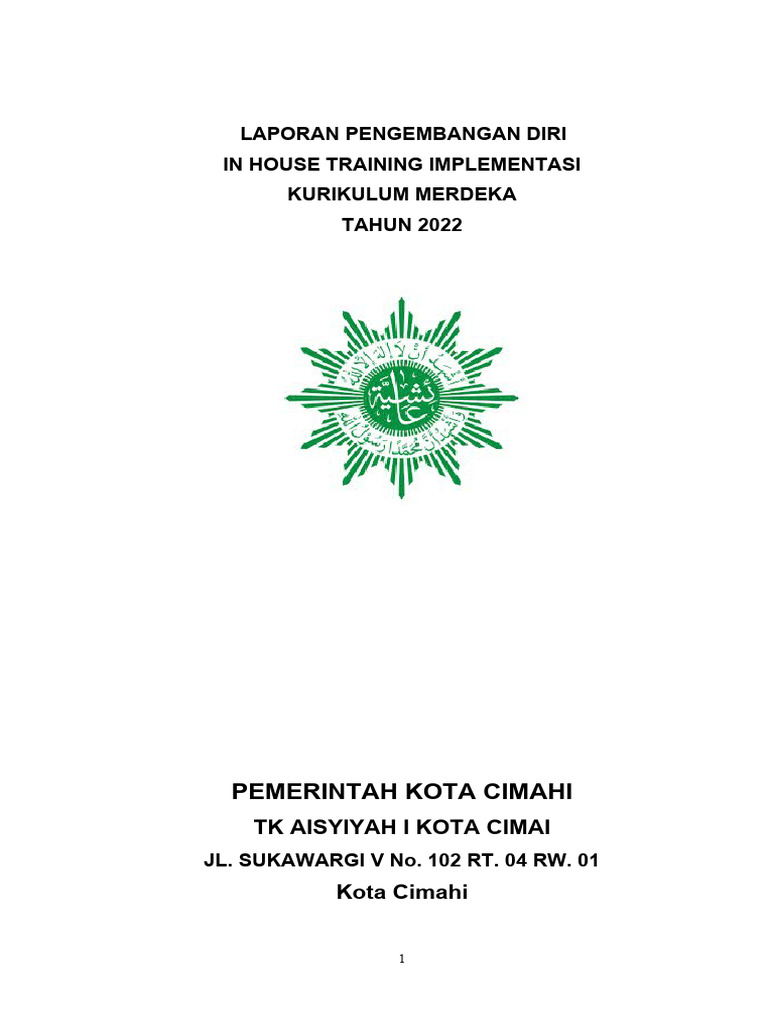 Laporan Pengembangan Diri | PDF | Karier & Perkembangan | Bisnis