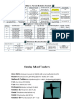 KOH Ministry Rotation Schedule