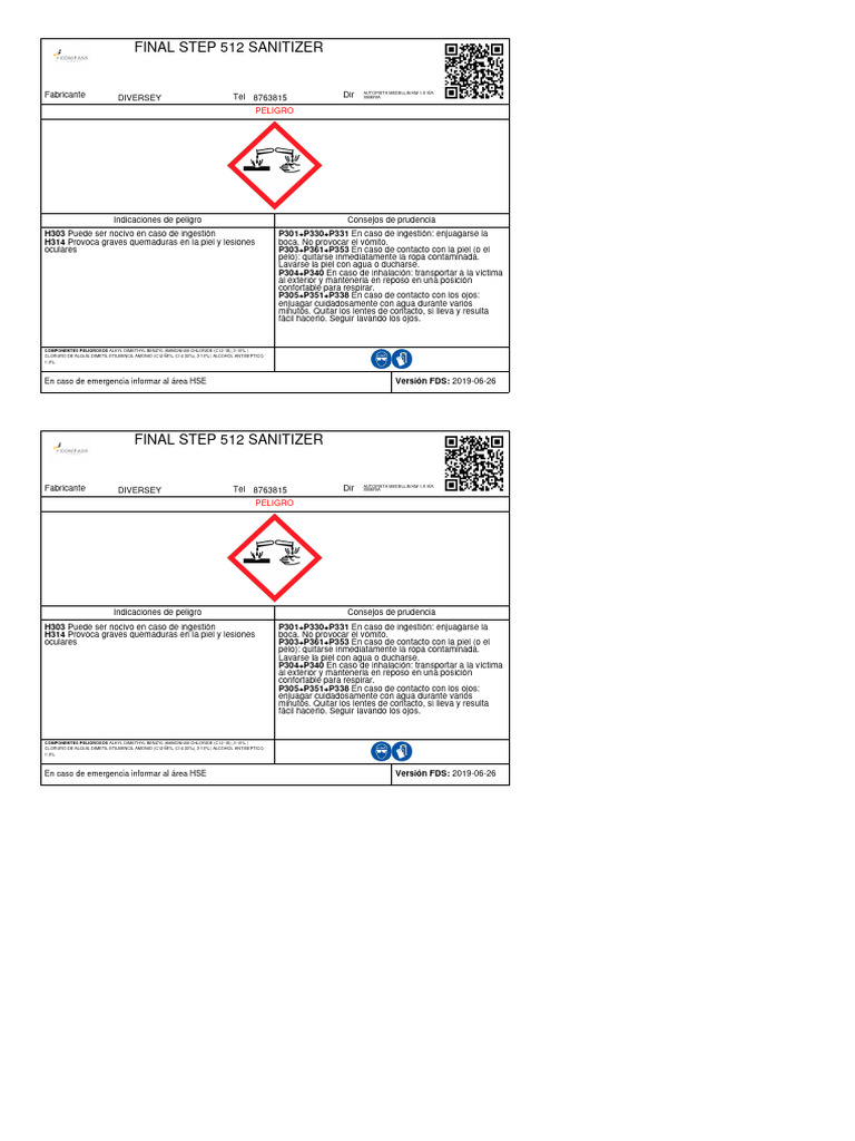 Et final step 512 sanitizer pdf