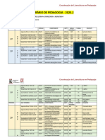 Quadro Final de Horário - Pedagogia 2023.2