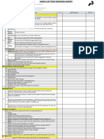 Checklist Post Docking Survey