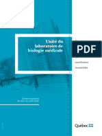 Unité Du Laboratoire de Biologie Médicale: Répertoire Des Guides de Planification Immobilière