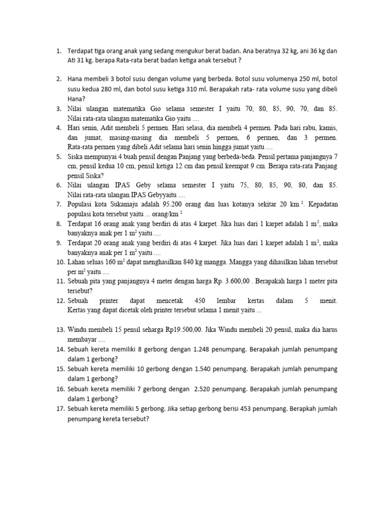 Quiz matematika pdf