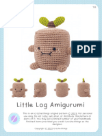Little Log Amigurumi by Icrochetthings