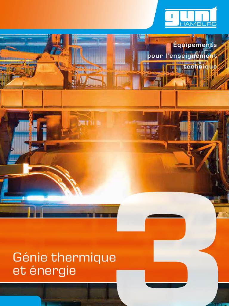 Équipements de génie thermique GUNT | PDF | Équilibre thermodynamique ...