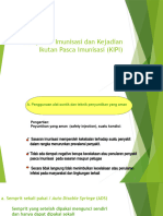 Pelayanan Imunisasi Dan Kejadian Ikutan Pasca Imunisasi (