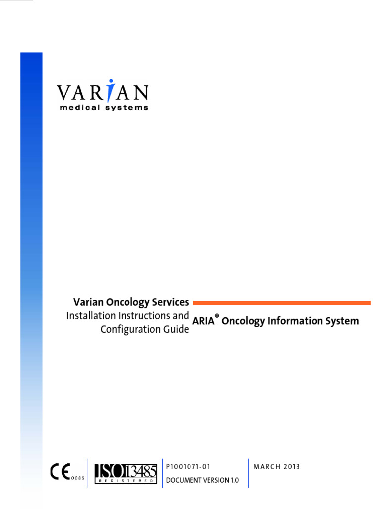 P1001071-01-Rev 01-Varian Oncology Services Installation Instructions ...