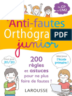 L 39 Anti-Fautes 39 Orthographe Junior