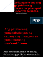 AP Natatalakay Kung Ano-Ano Ang Mga Patakarang Pangkabuhayan Na