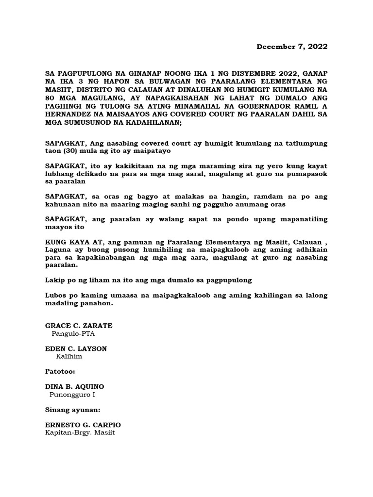 Resolution Covered Court | PDF
