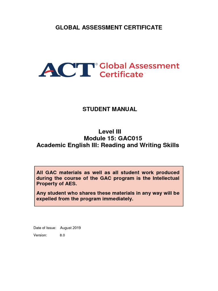 Gac015 SM 2020 | PDF
