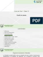 Curso Vías I - Clase 13