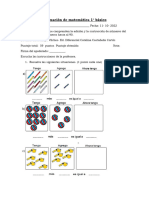 Prueba Matemática 1°