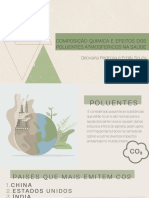 cOMPOSIÇÃO QUIMICA E EFEITOS DOS POLUENTES ATMOSFERICOS NA SAUDE PDF