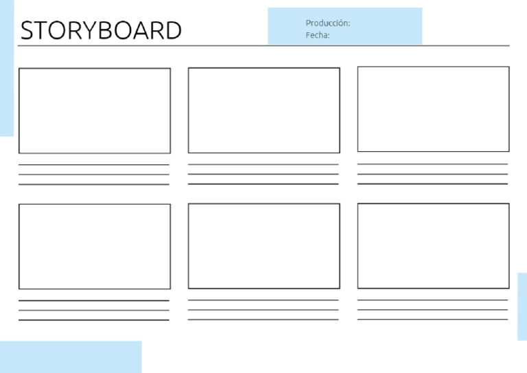 Plantilla Storyboard PDF