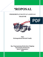 Proposal: Permohonan Bantuan Alsintan Traktor