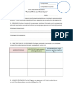 Ficha Evaluación de Lectura