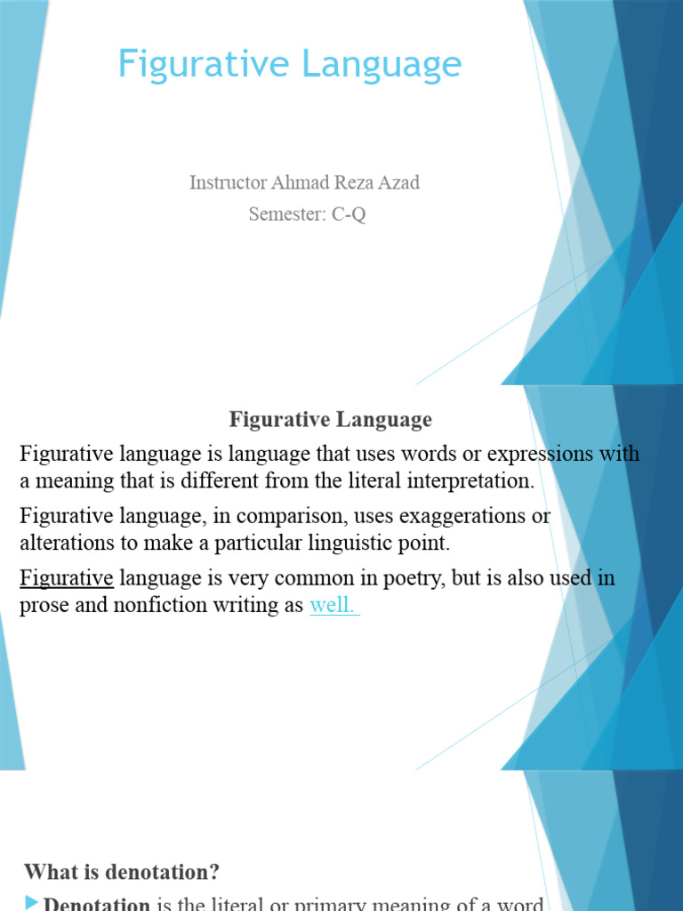Figurative Language PDF