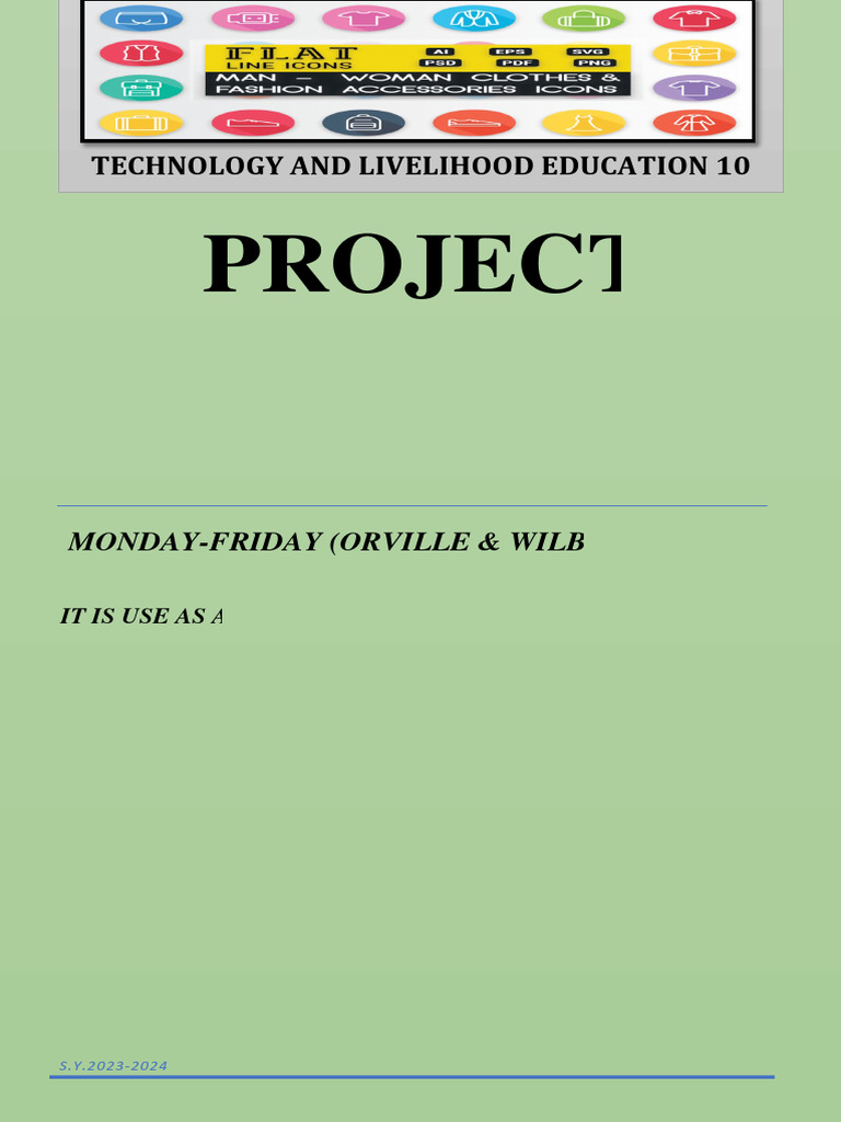 Project Plan in Fashion Accessory Making | PDF