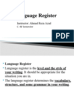 Language Register