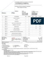 Billing Registrasi Matakuliah -