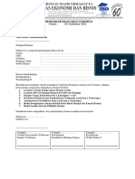 Formulir Pendaftaran Yudisium