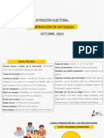 Lapistudio Encuesta Antioquia Octubre-2023
